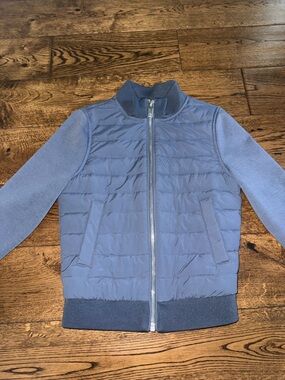 Reiss Kids Blue Quilted Jacket Size 6-7 Year